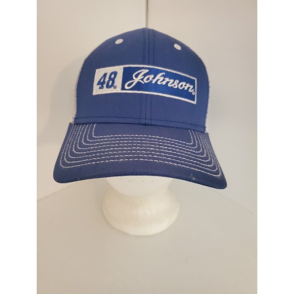 Jimmie Johnson 48 Hendrick Motorsports Nascar racing snapback hat cap Rhinestone - Picture 2 of 9